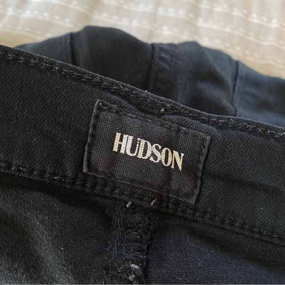 Hudson Barbara high waist super skinny black jeans size 25 - Picture 7 of 9